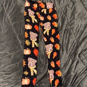 fall themed leggings